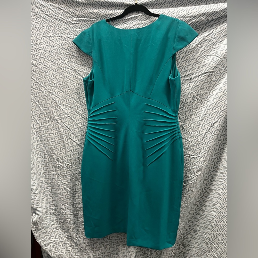 Adrianna Papell Teal Midi Dress - Picture 2 of 4